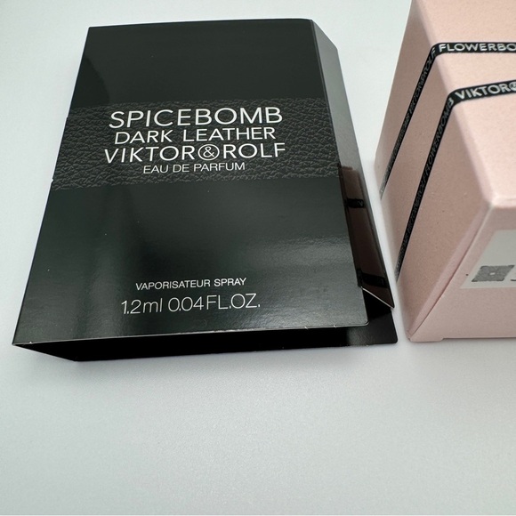 x3 Viktor & Rolf Flowerbomb Mini .24oz Tiger Lily & Spicebomb Dark Leather .04 - Picture 4 of 6